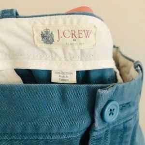J.crew Mens Pants Bleecker Chino Straight Fit Blue